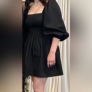 Forever 21 Black Long Sleeve Dress